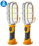 2 Cordless Ultra Bright LED Work Light - Magnetic Base, Hands Free Emergency Light, Indoor Outdoor Compact Light