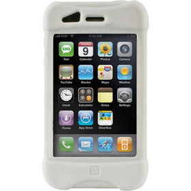 White Impact SeriesTM Skin Case For Apple iPhoneTM 3Gwhite 