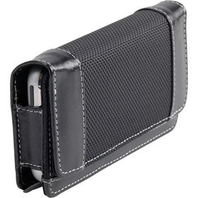 Horizontal Leather Case With Nylon Accents For iPhoneTMhorizontal 