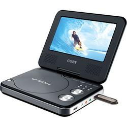 Swivel 7" Widescreen TFT Portable DVD Player With DivX Playback And USB/SDTM Slots