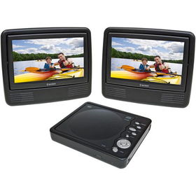 7 Dual Widescreen Portable DVD Player"