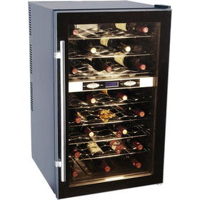 40-Bottle Dual-Zone Wine Cooler With Touch Screen Controlsbottle 