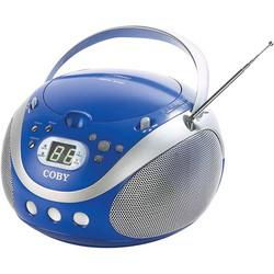 Blue Portable CD Player With AM/FM Tuner