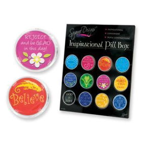 Suzanne Designs Inspirational Fashion Pill Boxes Case Pack 48