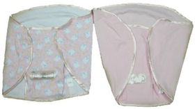 zFIRST YRS 3151 WRAP SWADDLERS PINK