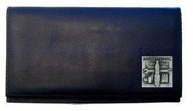Deluxe Leather Checkbook Cover - Mechanicleather 