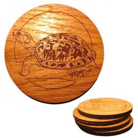 Set of 4 4 inch Turtle Coasters