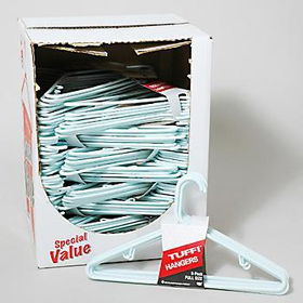 Blue Tubular Hangers Case Pack 18blue 