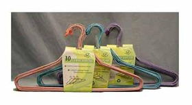 Large Hangers Wire Coated-10 Piece Case Pack 50hangers 