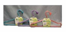 Small Hangers Wire Coat-10 Piece Assorted Colors Case Pack 50small 