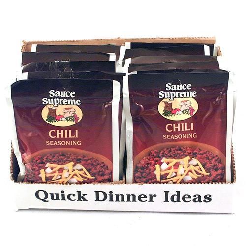 Sauce Supreme Chili Seasoning Mix Case Pack 24