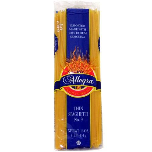 Allegra Thin Spaghetti Pasta Case Pack 20allegra 