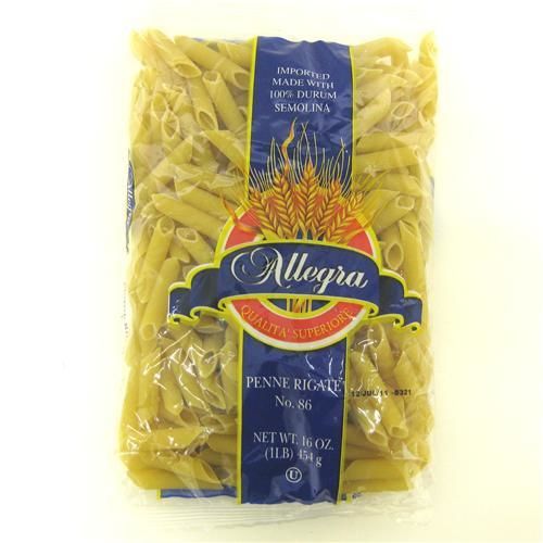 Allegra Penne Rigati Pasta Case Pack 20