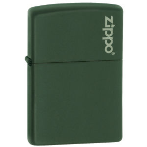 Green Matte, Zippo Logogreen 