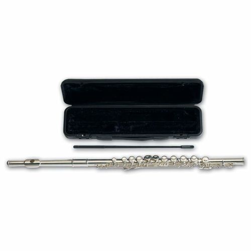 Maxam&trade; Silver Flute with Carrying Casemaxam 