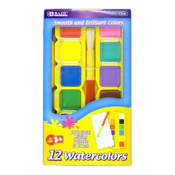 BAZIC 12 Ct. Water Color Case Pack 72bazic 