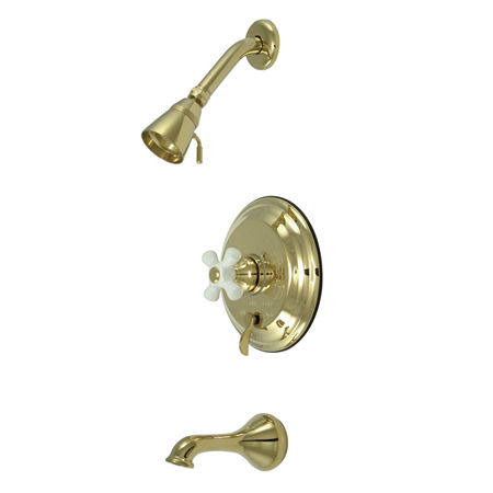 Kingston Brass Pressure Balance Tub & Shower Faucet KB36320PX, Polished Brasskingston 