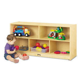 Jonti-Craft 0324JC - Toddler Single Mobile Storage Unit, 48w x 15d x 24-1/2h, Whitejonti 