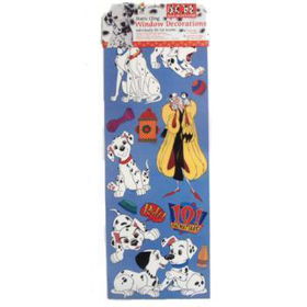 101 Dalmatians Window Decorations Individual Cling Case Pack 96