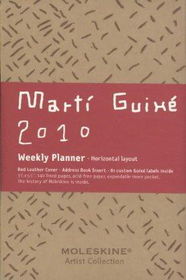 Moleskine 2010 Marti Guixe Weekly Planner