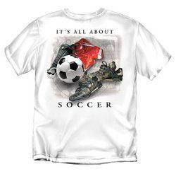 It's All About Soccer T-Shirt (White)