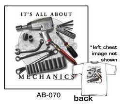 It's All About Mechanics T-Shirt (White)mechanics 