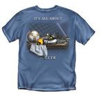 It's All About Soccer T-Shirt (Slate Blue)