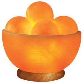 Himalayan Ionic Crystal Hand Carved Salt Bowl Lamp Case Pack 3