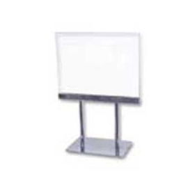 Acrylic Sign Holder with Chrome Legs Case Pack 1