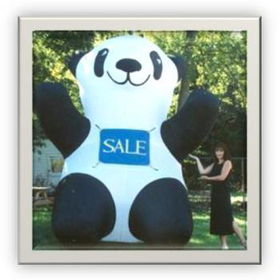 14' Panda Bear - Cold Air Inflatable - with Blower Case Pack 1