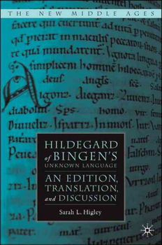 Hildegard of Bingen's Unknown Languagehildegard 