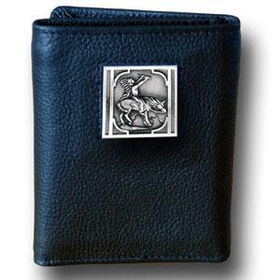 Tri-fold Wallet - Native American Indian on Horsetri 