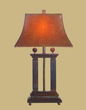 JADE BRONZE LAMP LG/15BKVCF 7'