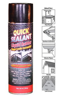 1 - Quick Sealant Liquid Rubber Spray - Largeleak 