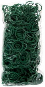 Loom 600Ct Rubber Band Refill - Dark Green + 25 S-Clips