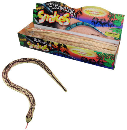 Wood Snake 24 Per Display Case Pack 24