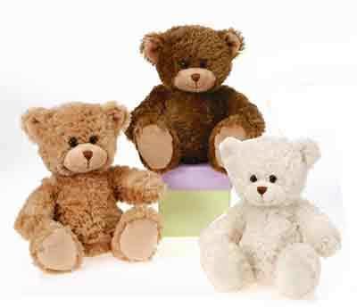 8"" 3 Assorted Color Sitting Bears Case Pack 24