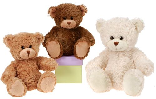 10"" 3 Assorted Color Sitting Bears Case Pack 24