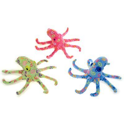 17"" 3Asst. Color Swirl Octopus Case Pack 12