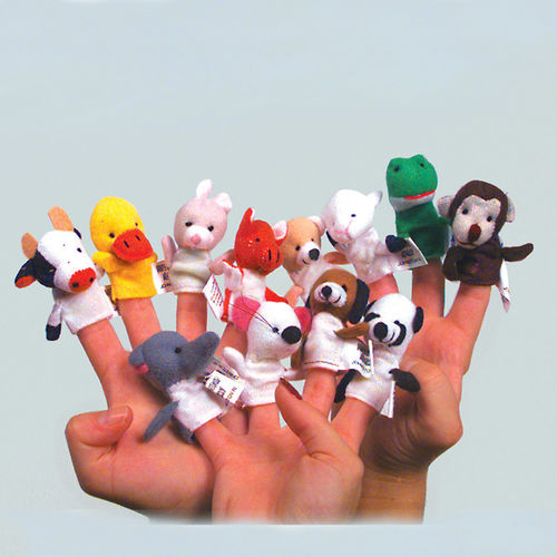 2.5"" Assorted Finger Puppet Case Pack 12