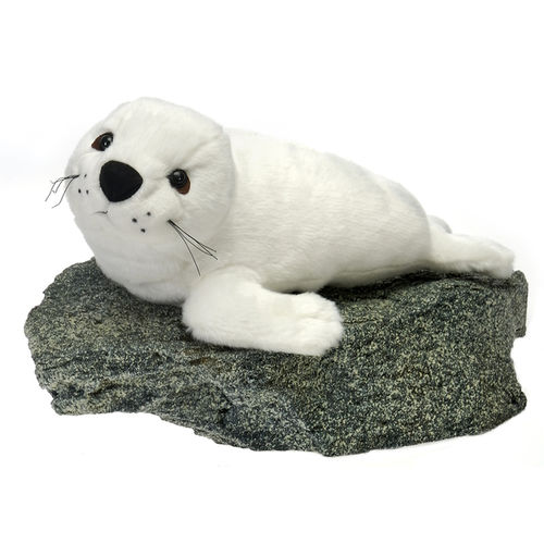 17"" Harp Seal W/Picture Hang Tag Case Pack 12