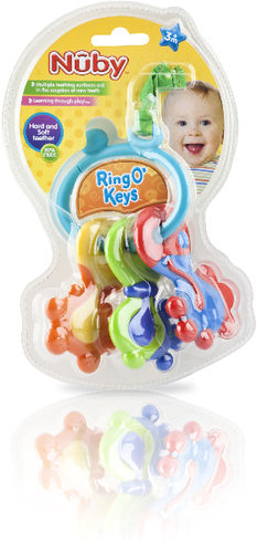 Teether Keys on a Ring Case Pack 24