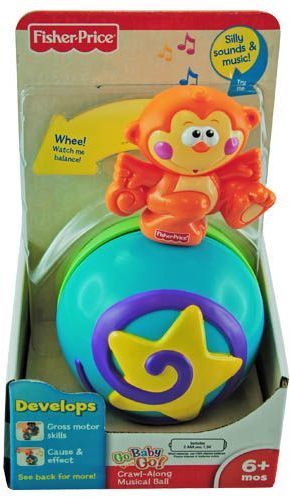 Fisher-Price Crawl-Along Musical Ball Case Pack 2