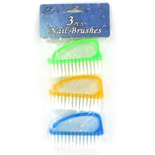 3Pc Pl Nail Brush Case Pack 144