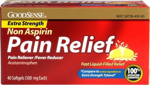 Good Sense Non-Aspirin Pain Relief Softgel 500 Mg Case Pack 24