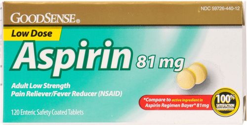 Good Sense Enteric Safety Coated Aspirin 81 Mg Case Pack 24