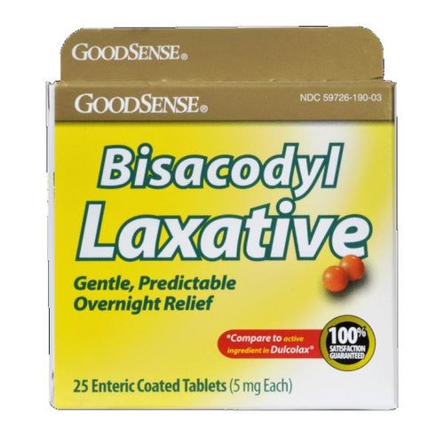 Good Sense Laxative Tablets Bisacodyl 5 Mg Case Pack 36
