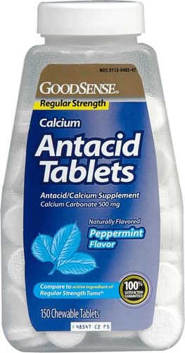 Good Sense Regular Strength Calcium Antacid Tablets Pmint Case Pack 24