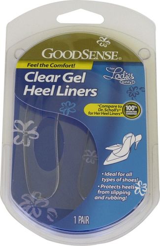 Good Sense Clear Heel Liners Case Pack 24