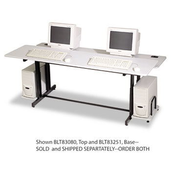 Split-Level Computer Training Table Top, 72 x 36, (Box One)